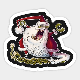 Santa Claws v2 Sticker